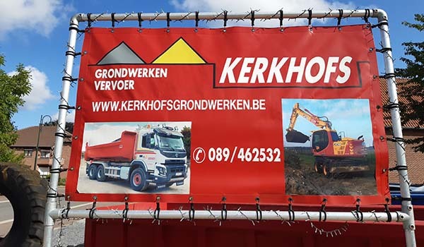 Banner Kerkhofs Grondwerken Bocholt